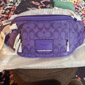 Coach Vibrant Purple Crossbody Bag